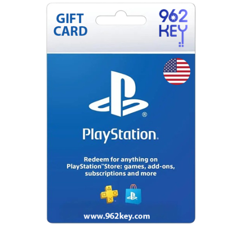 بطاقات هدايا بلاي ستيشن أمريكي (US) PlayStation Gift Cards